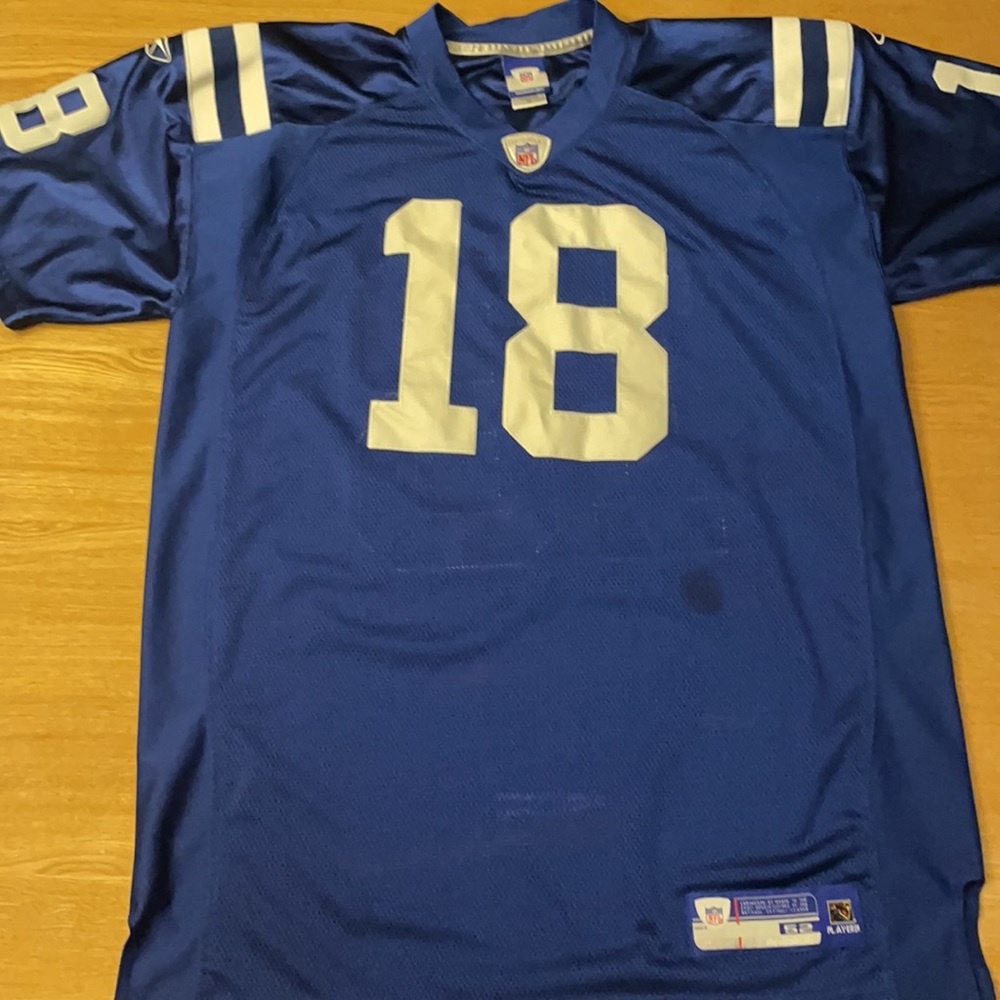 Authentic PEYTON MANNING JERSEY “18”, Stitched - Picture 2 of 5